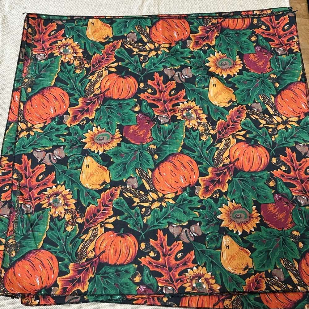 Vintage Fall Napkin Set Thanksgiving Harvest